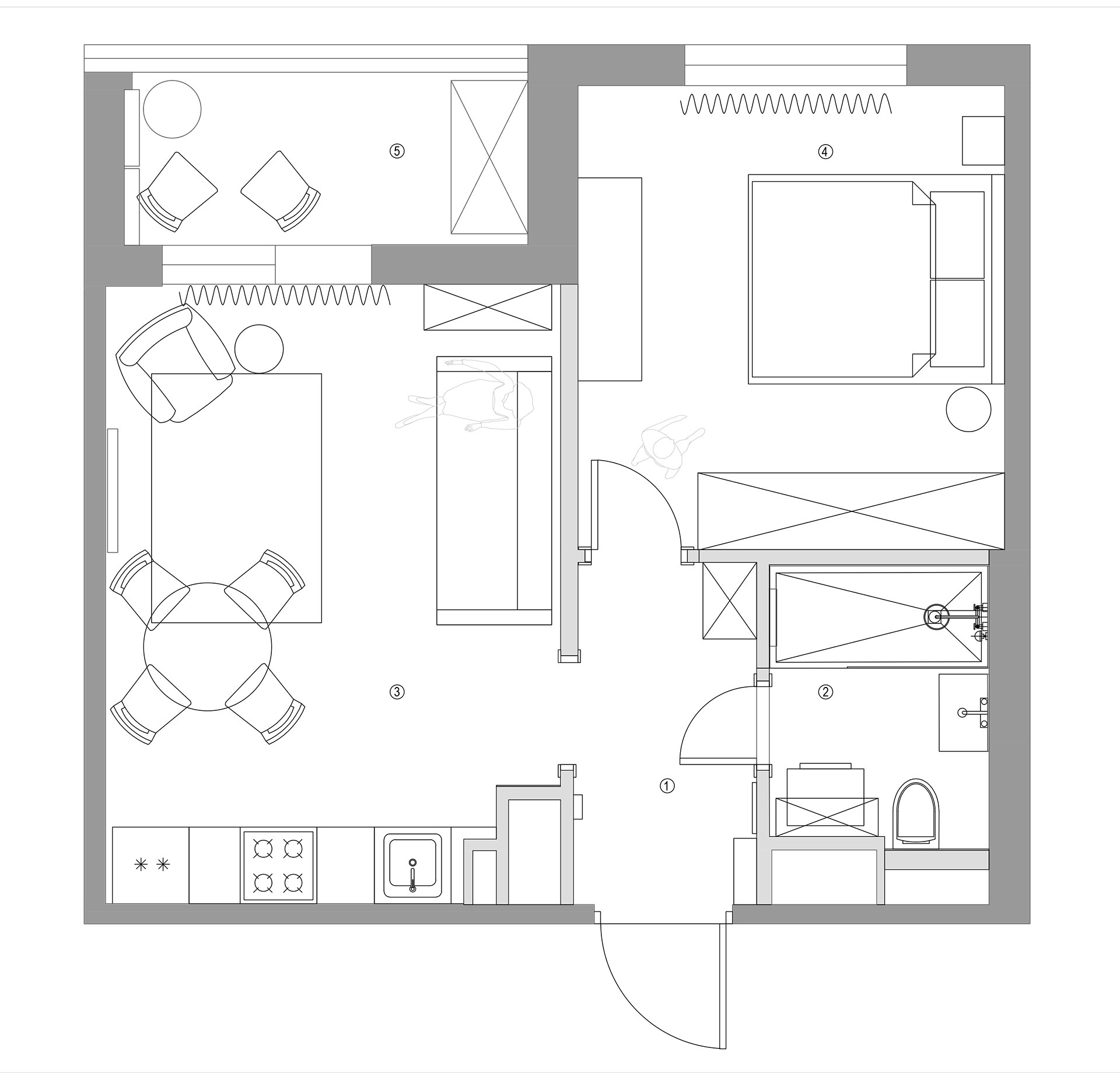Планировка маленькой квартиры фото
